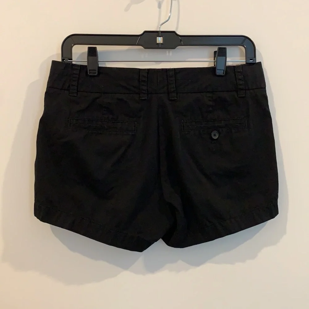 J. Crew Factory Black Chino Shorts. Size 4.